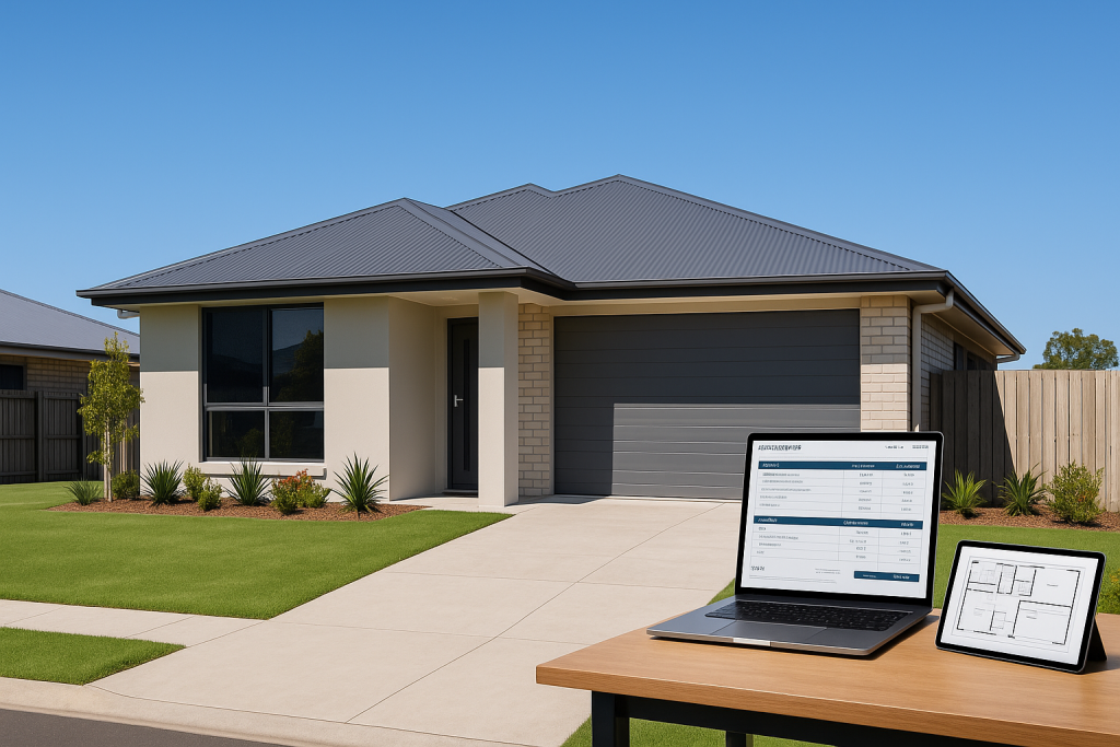 Completed residential home in Bundaberg representing a winning tender built using Construction Pro Estimating Software