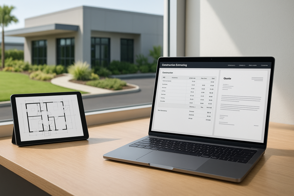 Building trade estimating software used by Mackay builders for digital take off to win commercial tenders